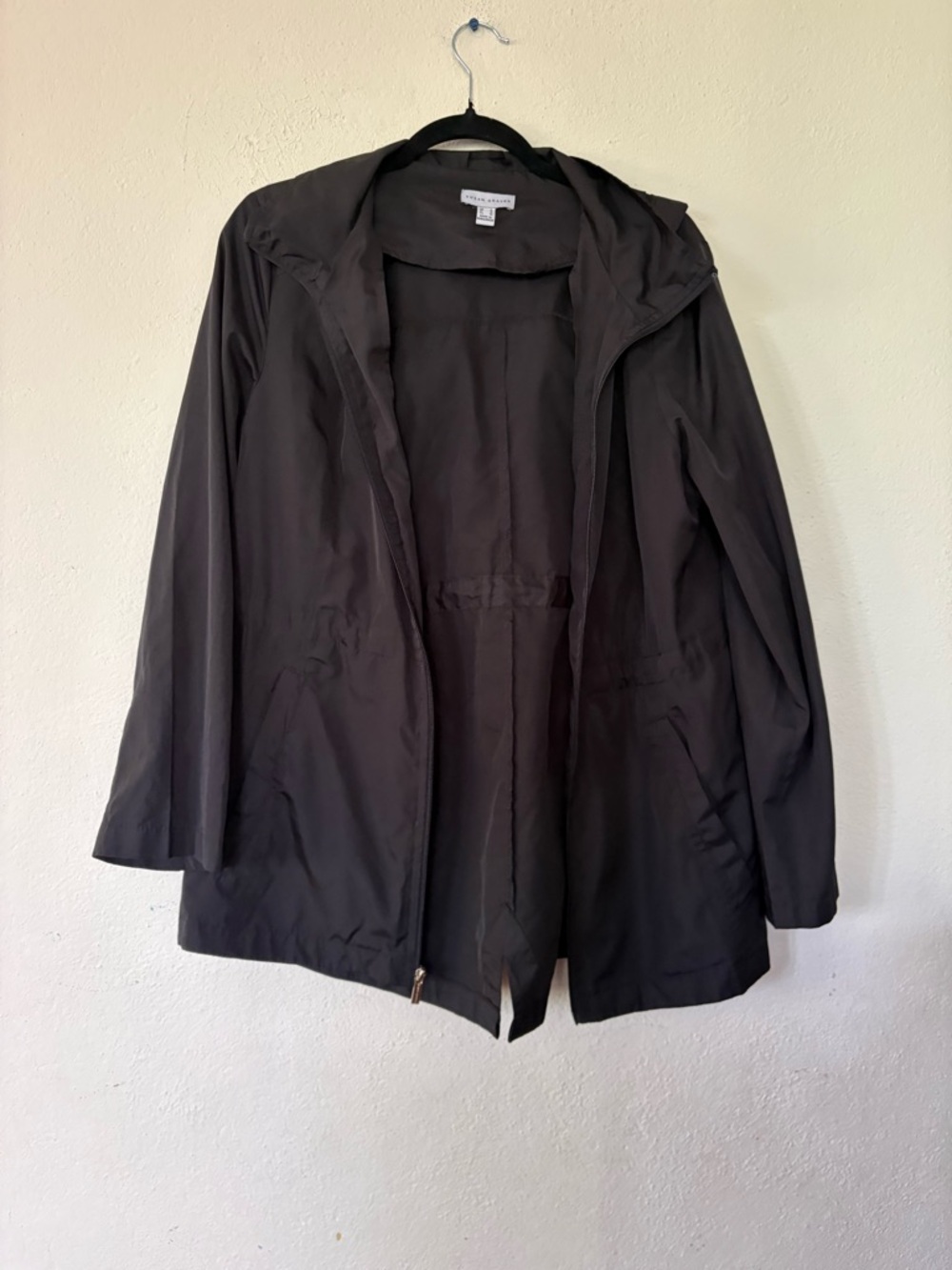 Susan Graver Black Hooded Jacket